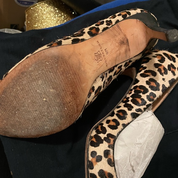 Leopard print skin heels by Ann Taylor - Picture 2 of 2